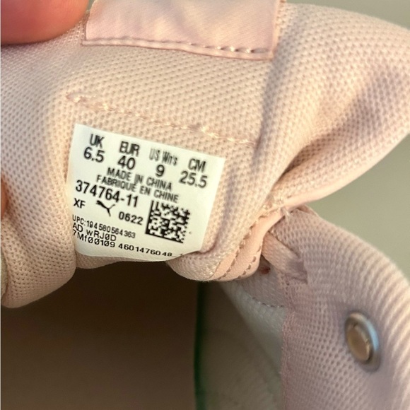 💗”Puma” Baby Pink Women’s Leather Lace Up Soft Foam Sneakers Size 9💗 - Picture 12 of 12